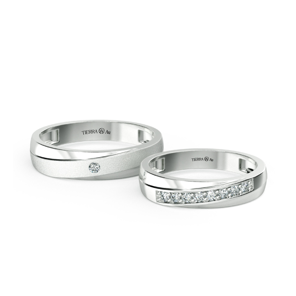 Modern Wedding Band Set NCC2029 1